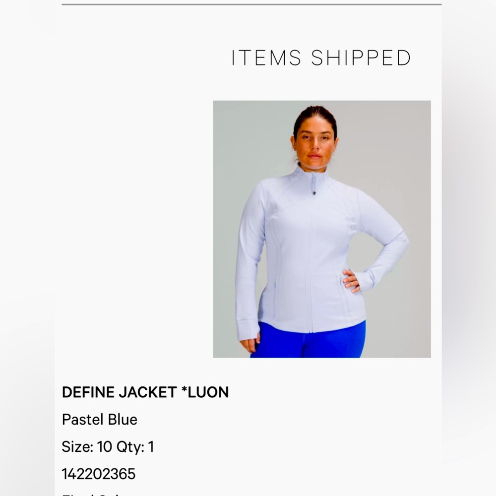 Lululemon define jacket